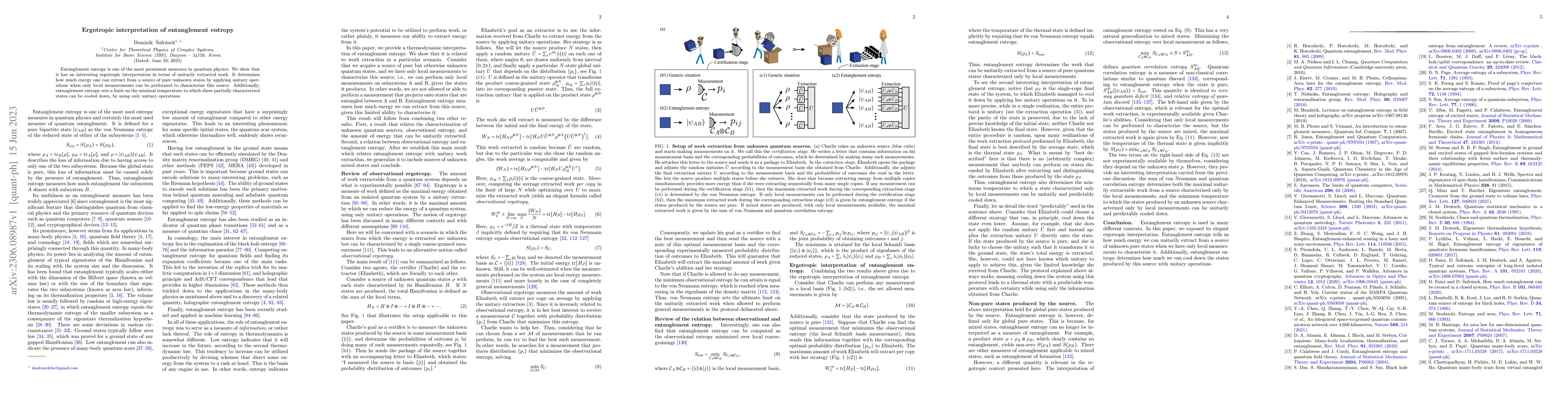 Thumbnail for Ergotropic interpretation of entanglement entropy