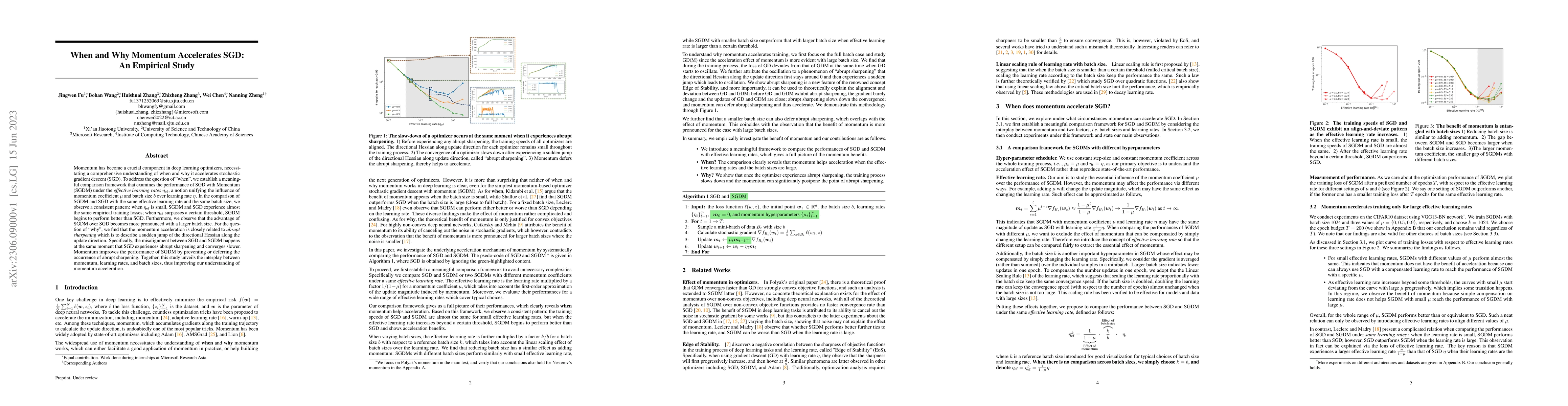 Thumbnail for When and Why Momentum Accelerates SGD:An Empirical Study