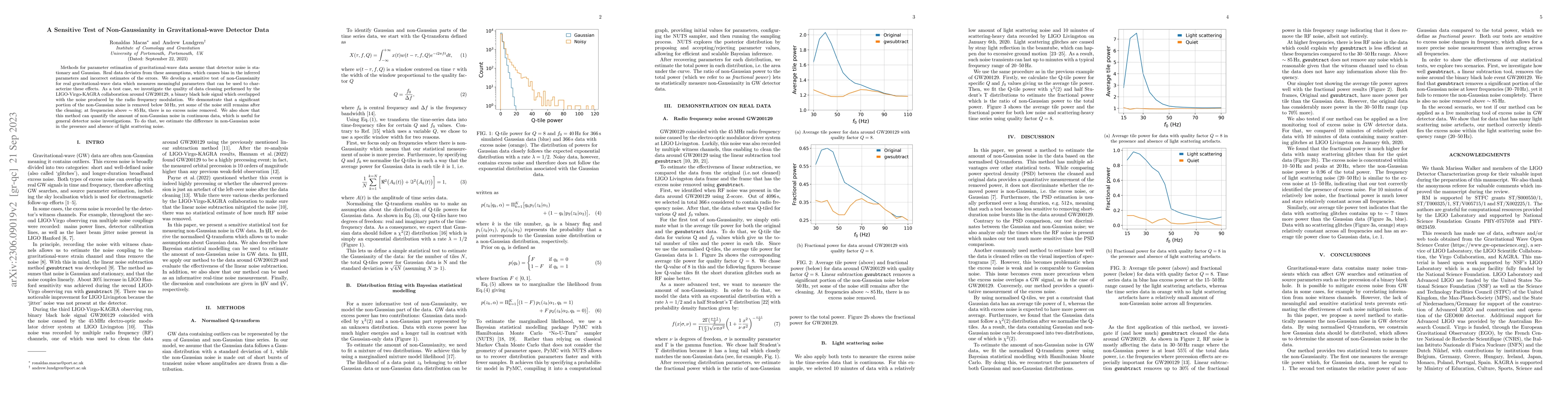 Thumbnail for A Sensitive Test of Non-Gaussianity in Gravitational-wave Detector Data