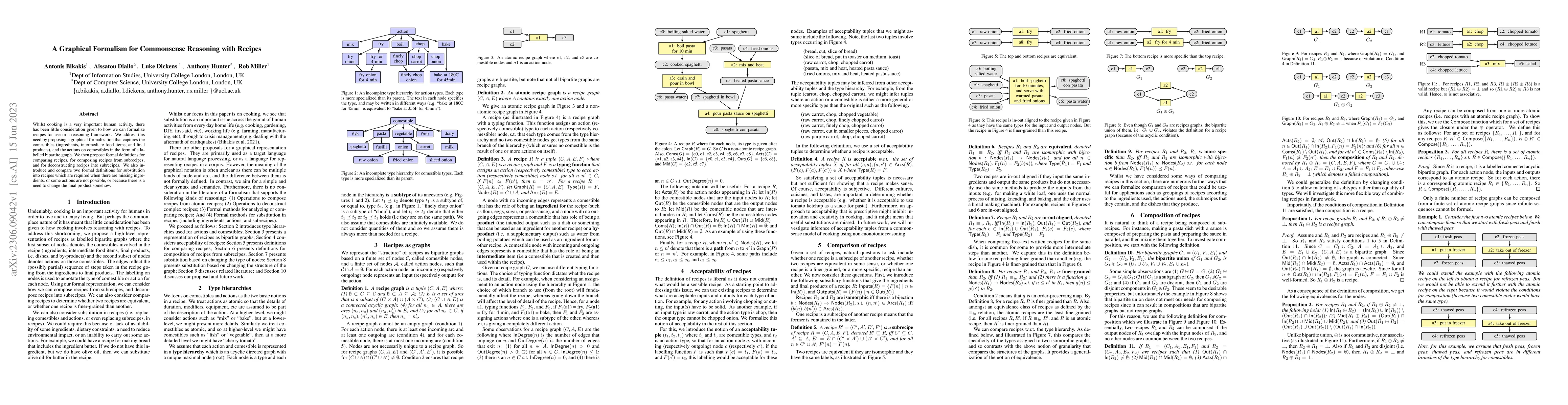 Thumbnail for A Graphical Formalism for Commonsense Reasoning with Recipes