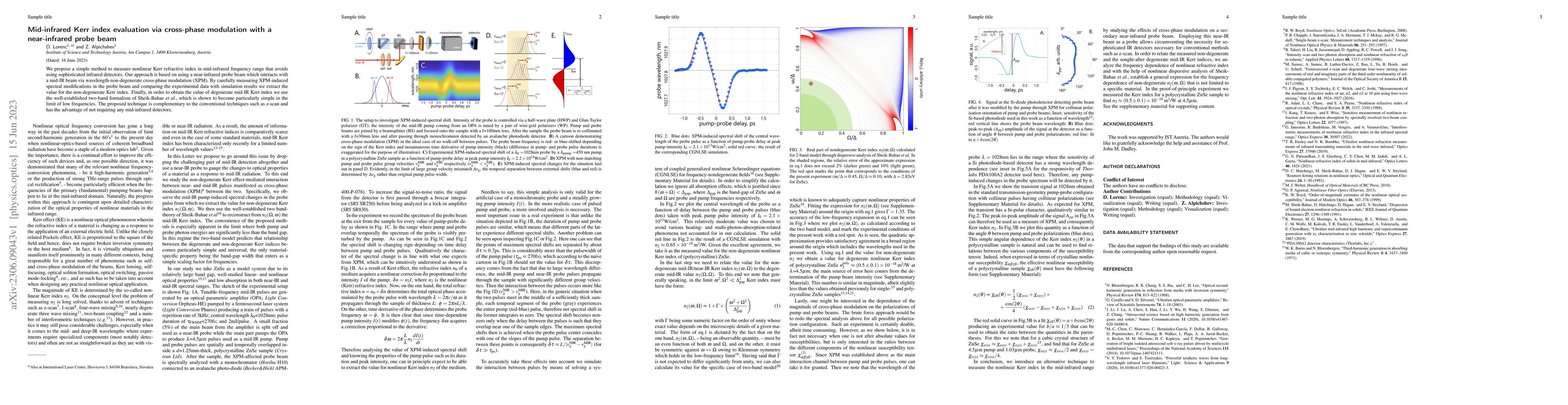 Thumbnail for Mid-infrared Kerr index evaluation via cross-phase modulation with a
  near-infrared probe beam