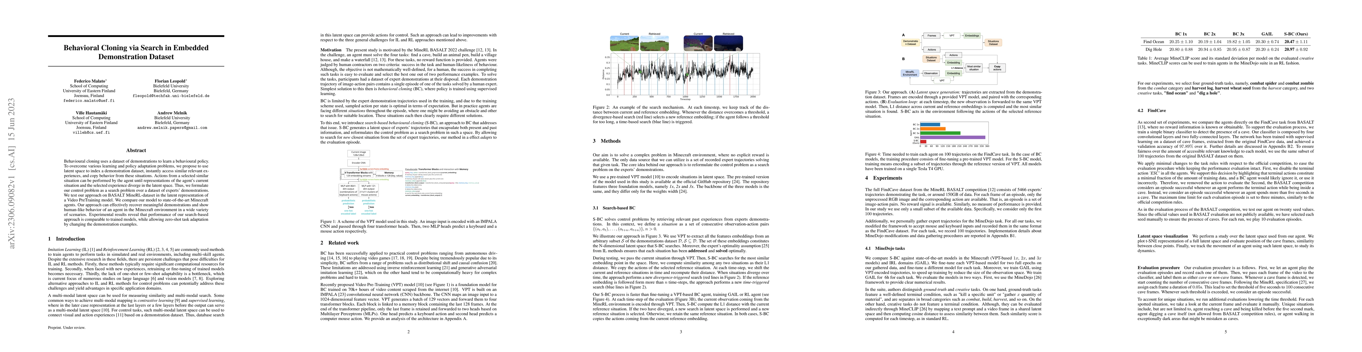 Thumbnail for Behavioral Cloning via Search in Embedded Demonstration Dataset