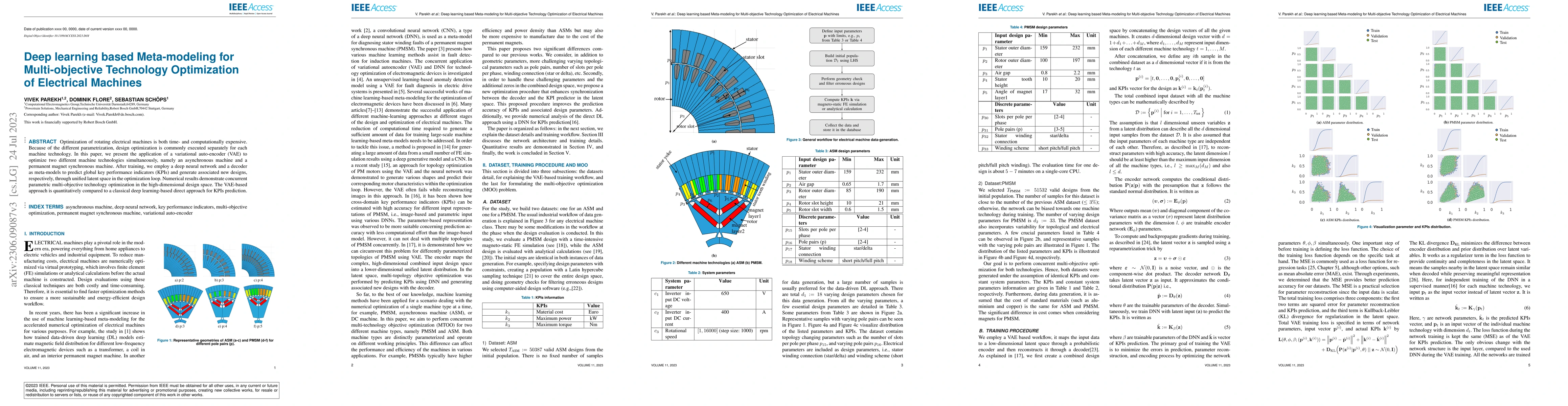Thumbnail for Deep learning based Meta-modeling for Multi-objective Technology
  Optimization of Electrical Machines