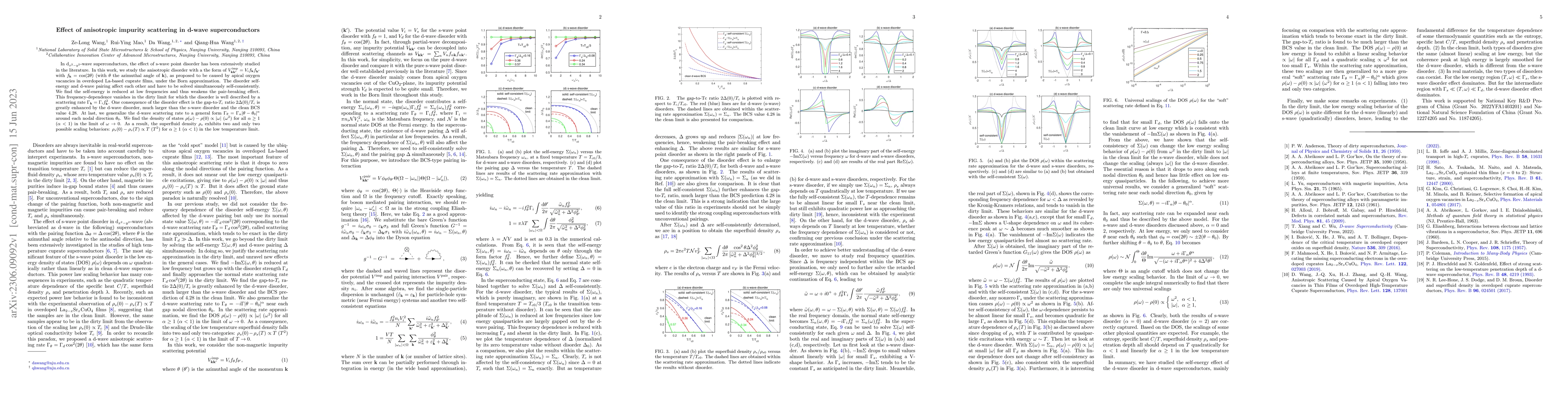 Thumbnail for Effect of anisotropic impurity scattering in d-wave superconductors