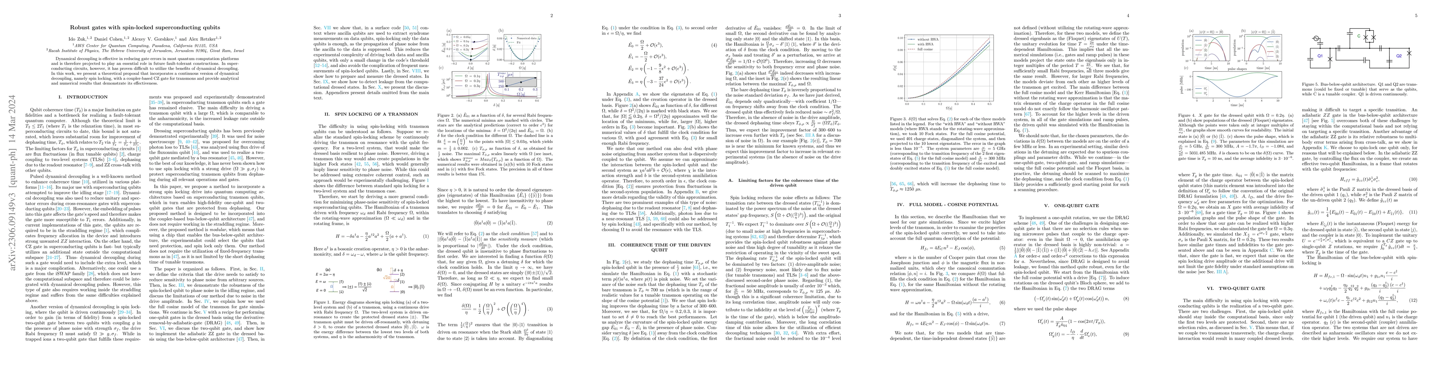 Thumbnail for Robust gates with spin-locked superconducting qubits