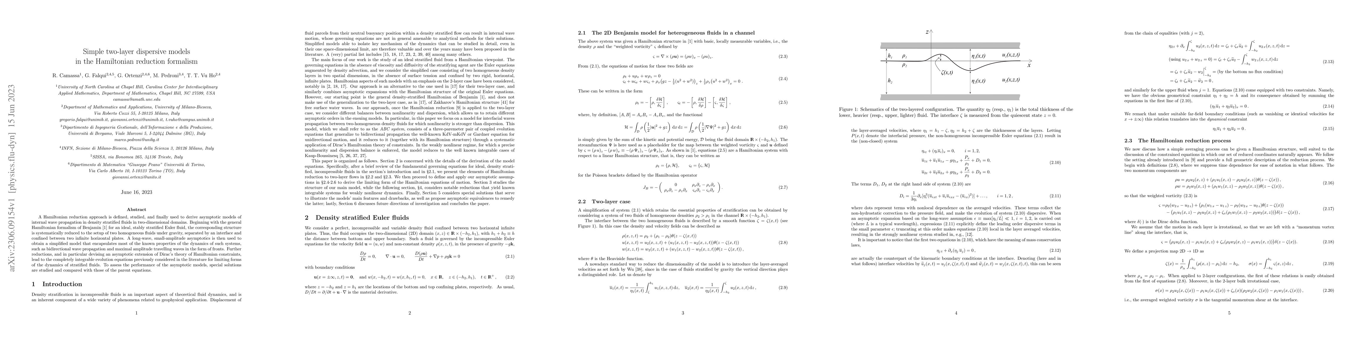 Thumbnail for Simple two-layer dispersive models in the Hamiltonian reduction
  formalism
