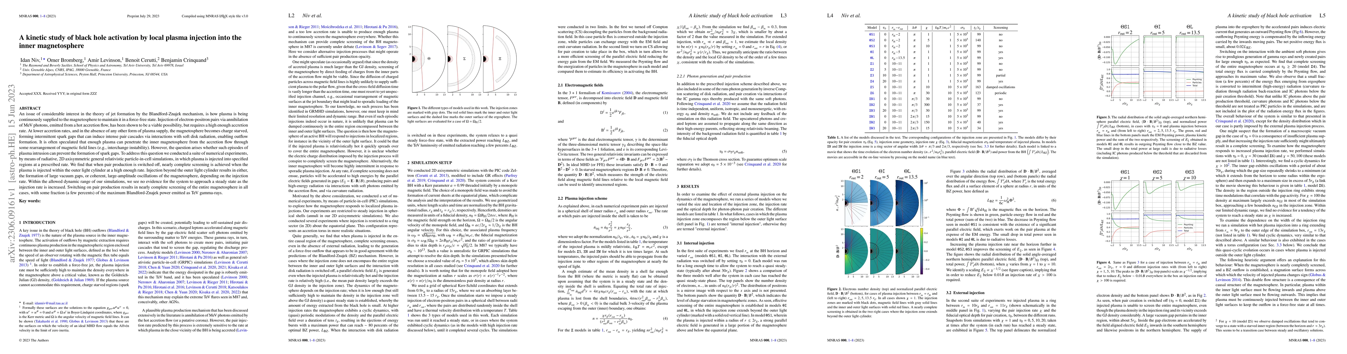 Thumbnail for A kinetic study of black hole activation by local plasma injection into
  the inner magnetosphere