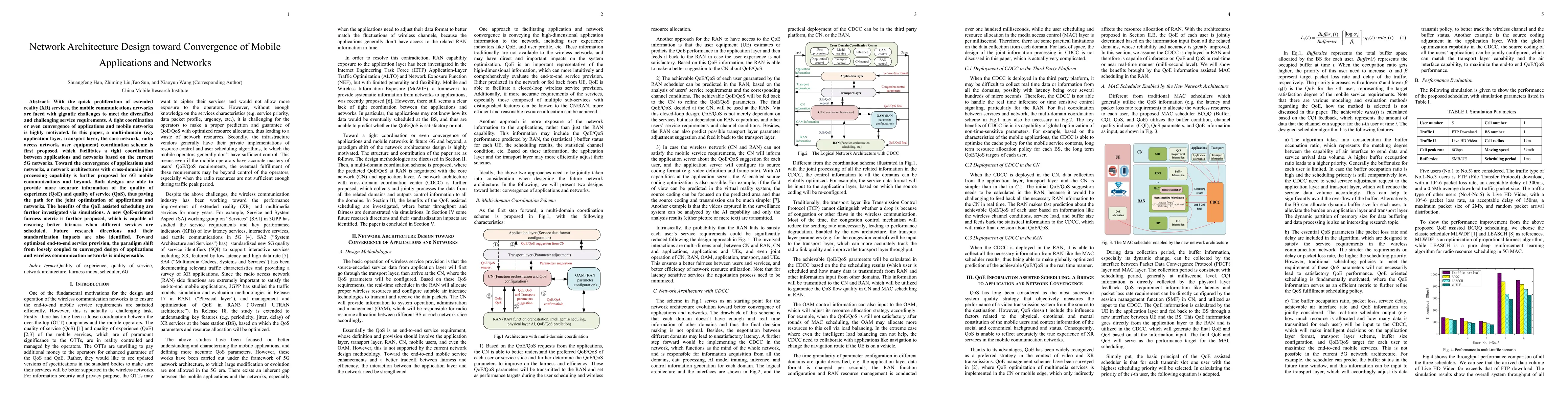 Thumbnail for Network Architecture Design toward Convergence of Mobile Applications
  and Networks