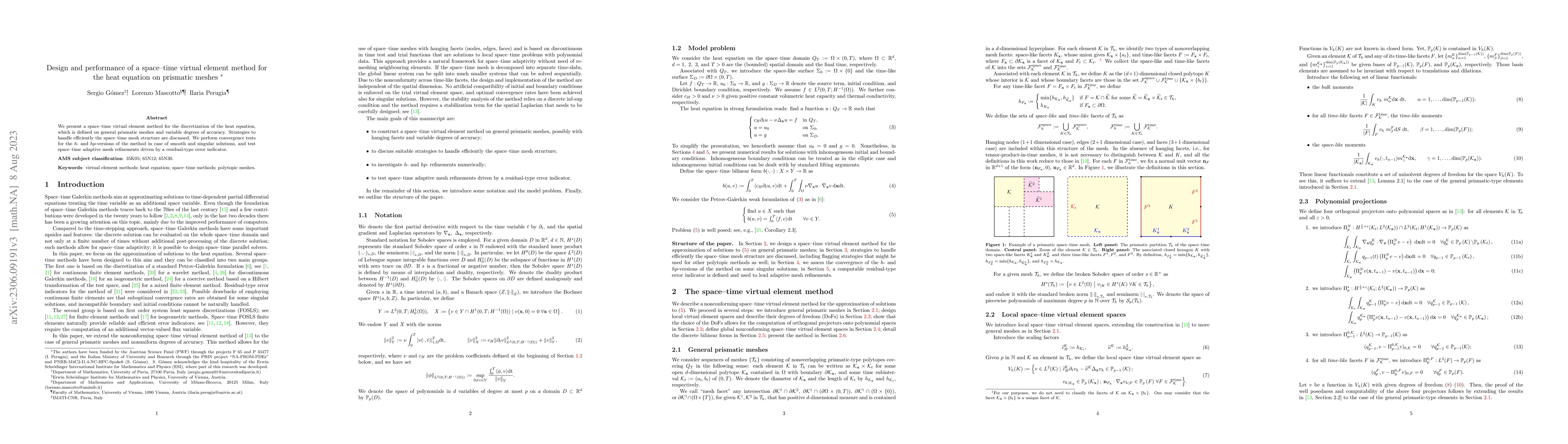 Thumbnail for Design and performance of a space-time virtual element method for the
  heat equation on prismatic meshes