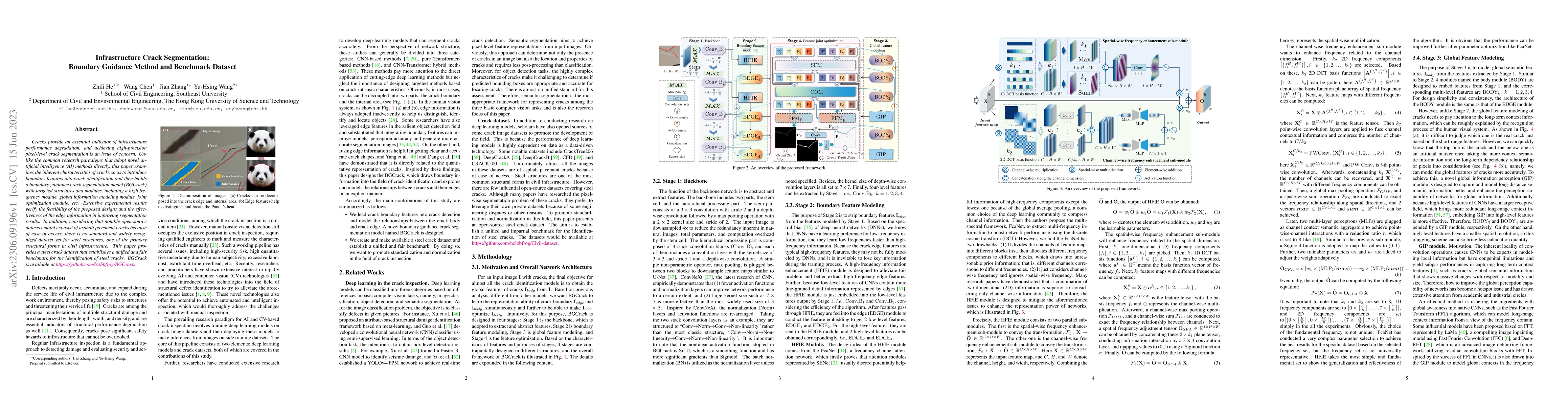 Thumbnail for Infrastructure Crack Segmentation: Boundary Guidance Method and
  Benchmark Dataset