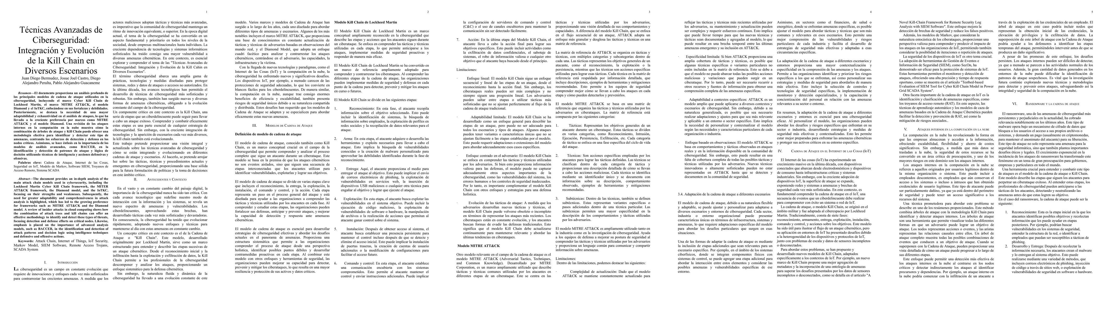 Thumbnail for Tecnicas Avanzadas de Ciberseguridad: Integracion y Evolucion de la Kill
  Chain en Diversos Escenarios