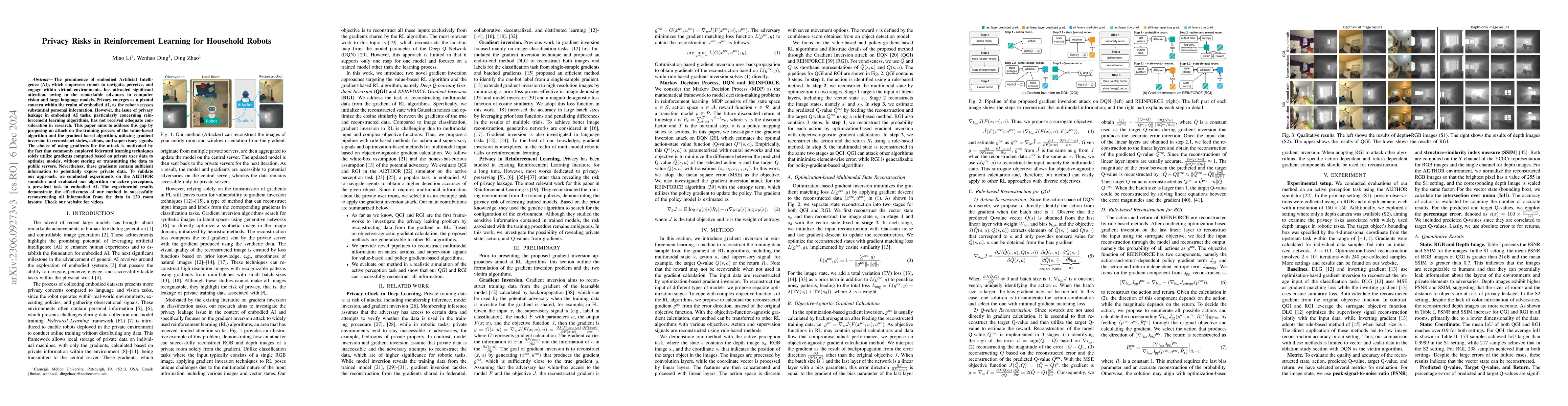 Thumbnail for Your Room is not Private: Gradient Inversion Attack on Reinforcement
  Learning