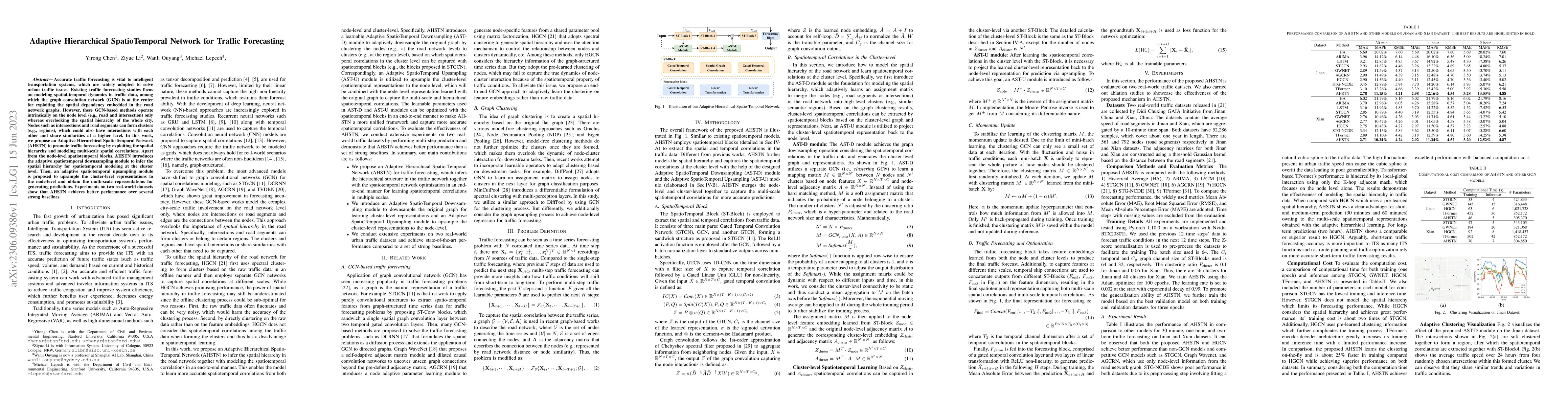 Thumbnail for Adaptive Hierarchical SpatioTemporal Network for Traffic Forecasting