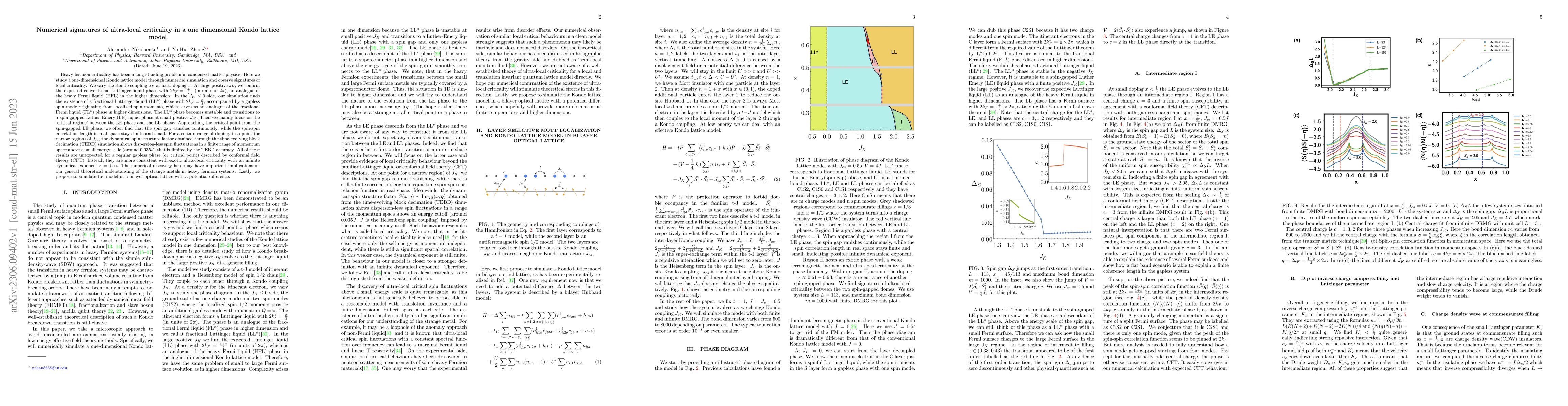 Thumbnail for Numerical signatures of ultra-local criticality in a one dimensional
  Kondo lattice model