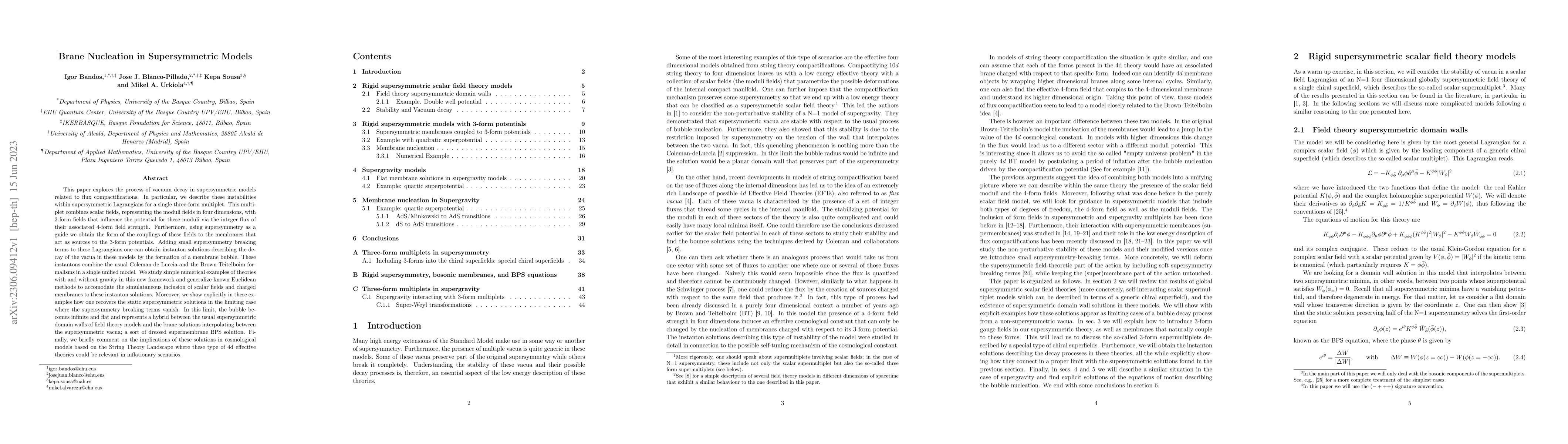 Thumbnail for Brane Nucleation in Supersymmetric Models