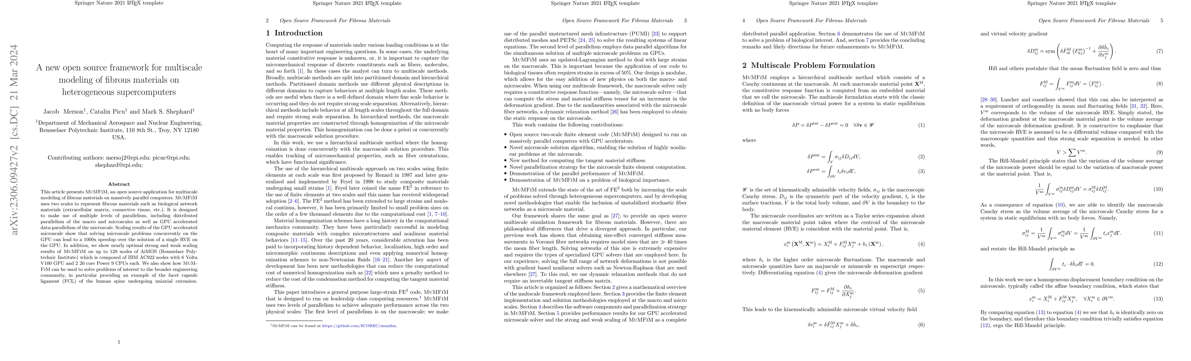 Thumbnail for A new open source framework for multiscale modeling of fibrous materials
  on heterogeneous supercomputers