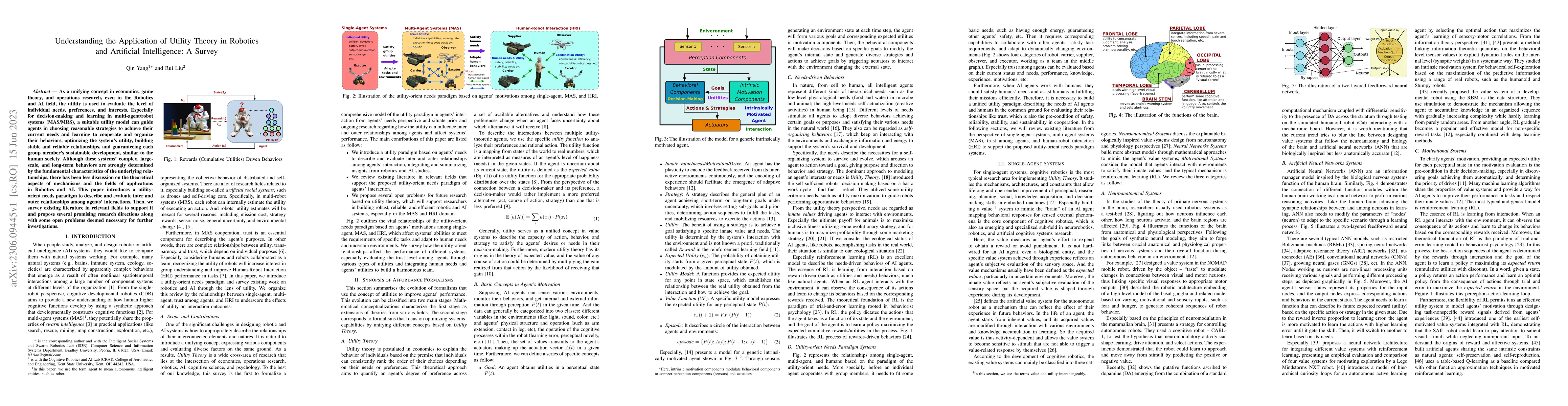 Thumbnail for Understanding the Application of Utility Theory in Robotics and
  Artificial Intelligence: A Survey