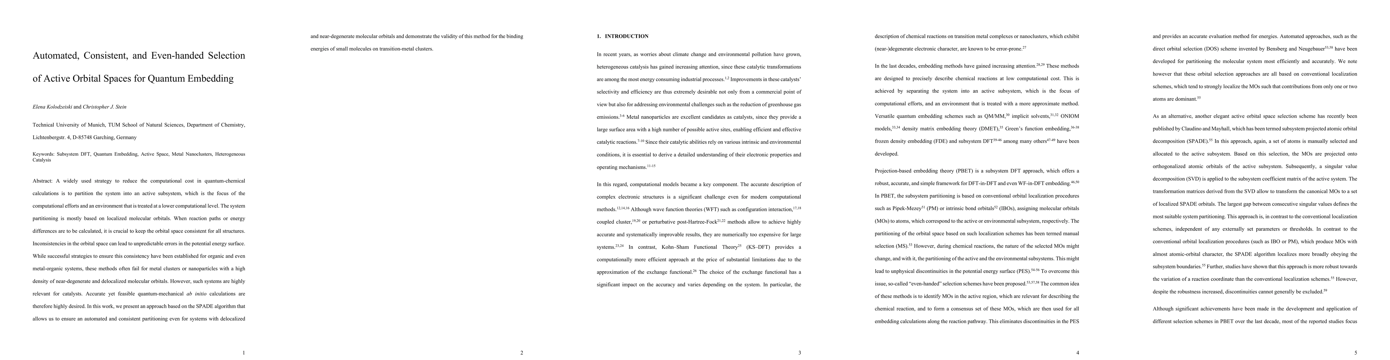 Thumbnail for Automated, Consistent, and Even-handed Selection of Active Orbital
  Spaces for Quantum Embedding
