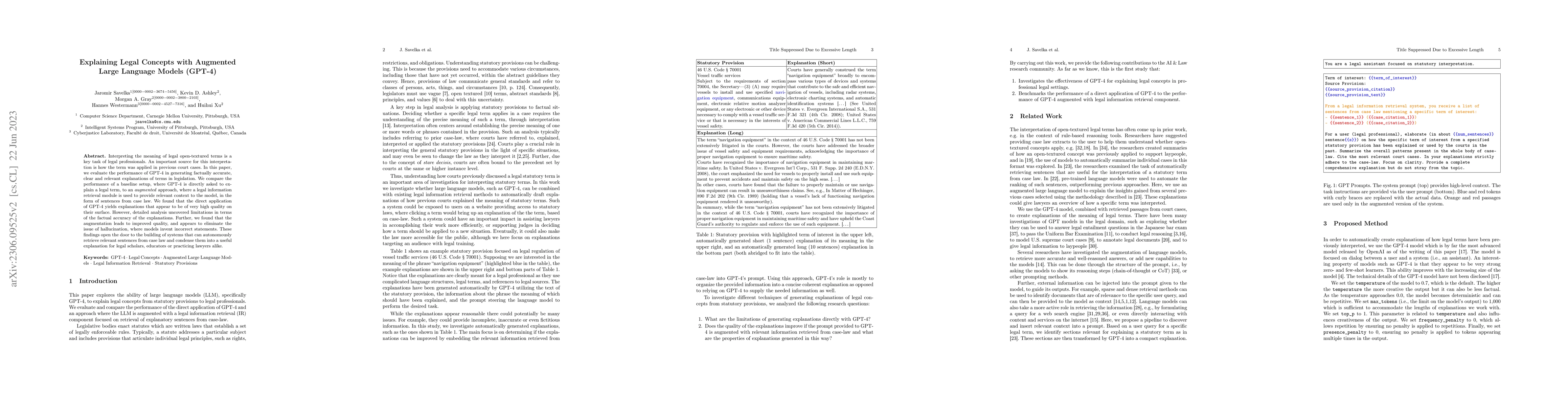 Thumbnail for Explaining Legal Concepts with Augmented Large Language Models (GPT-4)