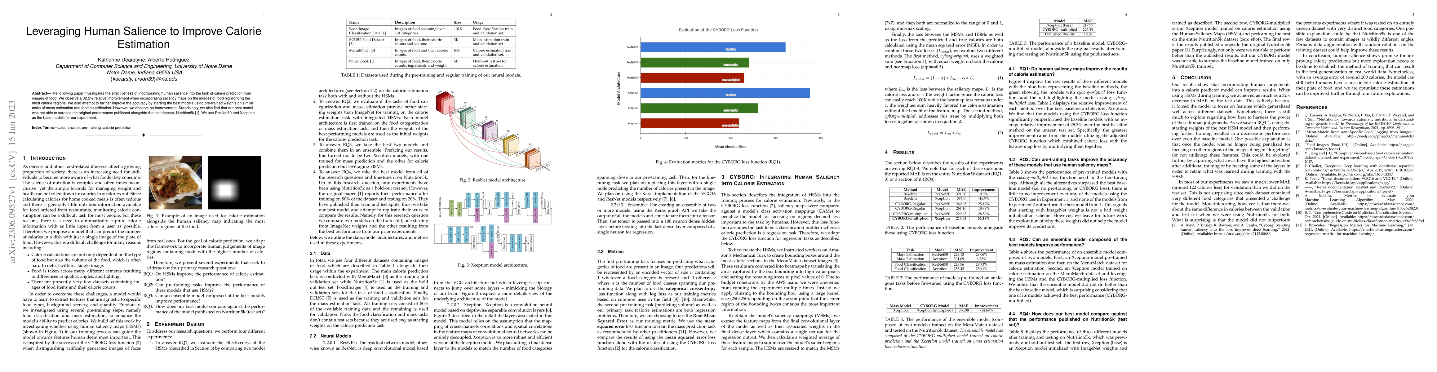 Thumbnail for Leveraging Human Salience to Improve Calorie Estimation