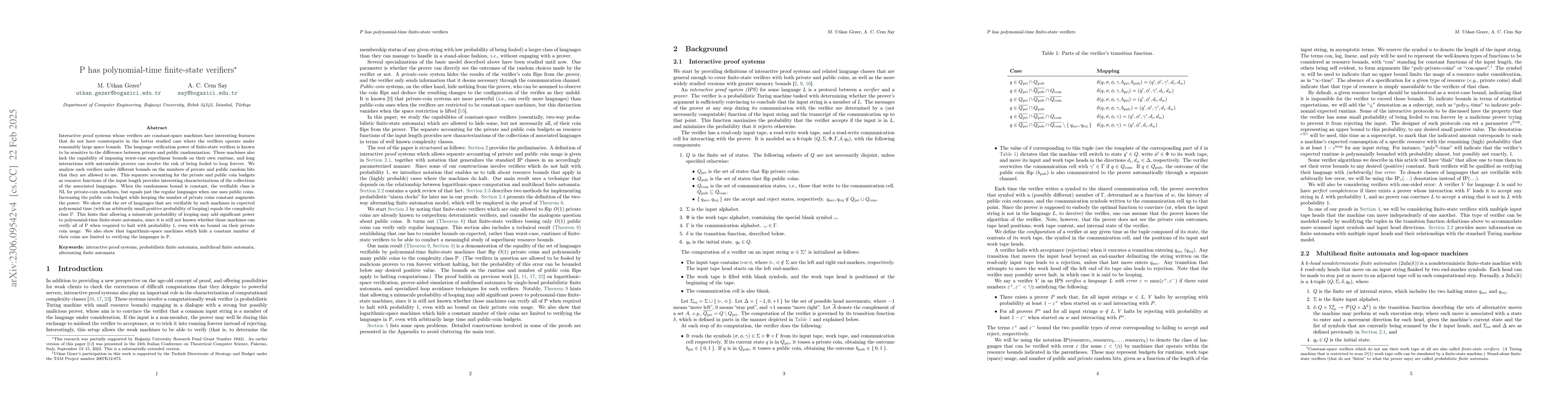 Thumbnail for $\rm P$ has polynomial-time finite-state verifiers