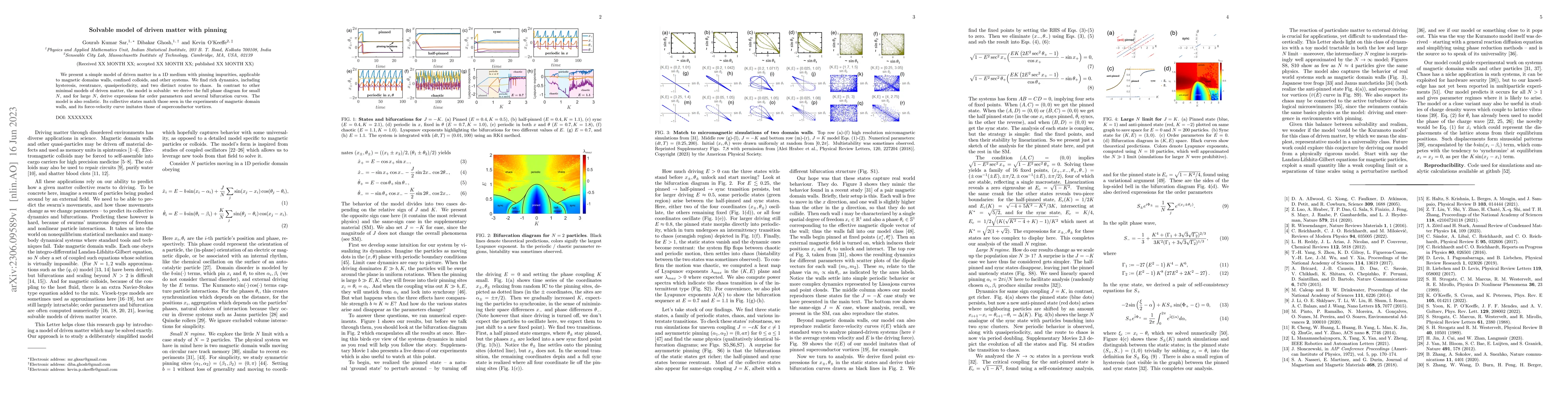 Thumbnail for Solvable model of driven matter with pinning