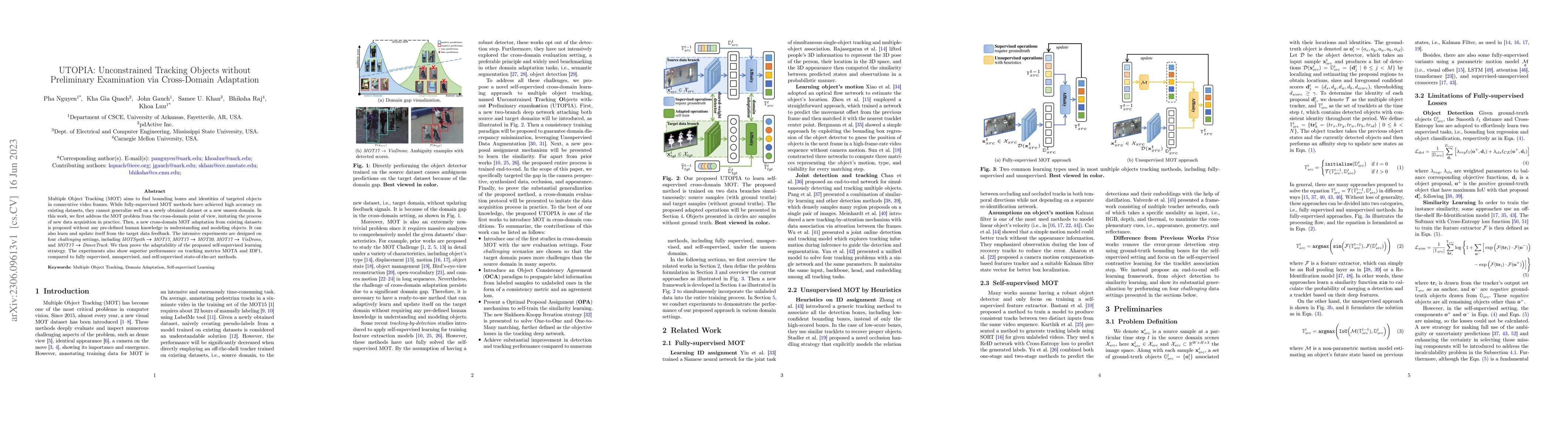 Thumbnail for UTOPIA: Unconstrained Tracking Objects without Preliminary Examination
  via Cross-Domain Adaptation