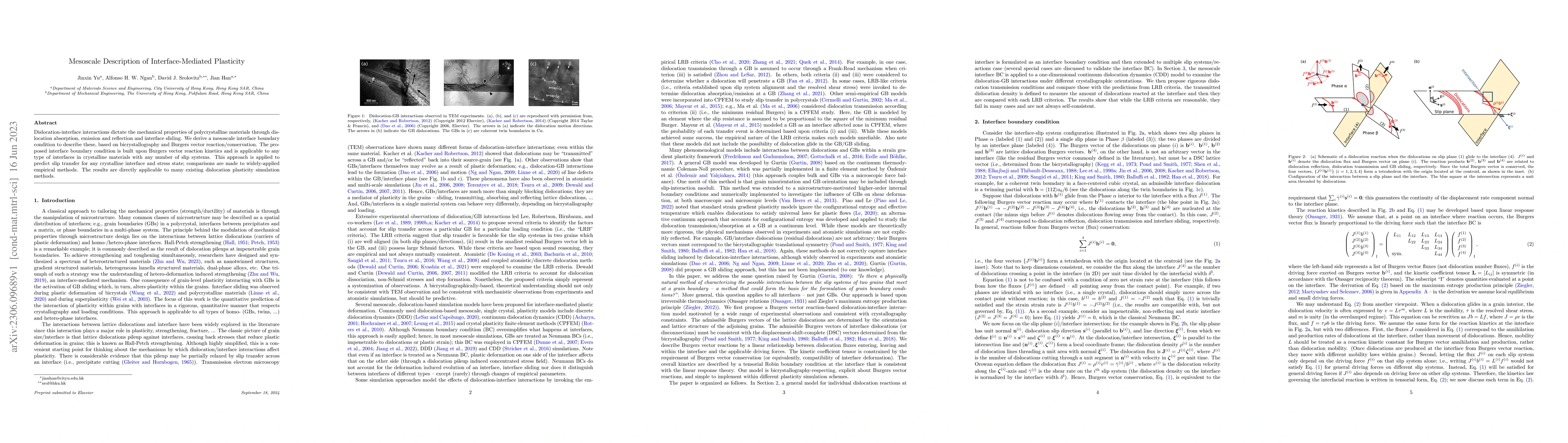Thumbnail for Mesoscale Description of Interface-Mediated Plasticity