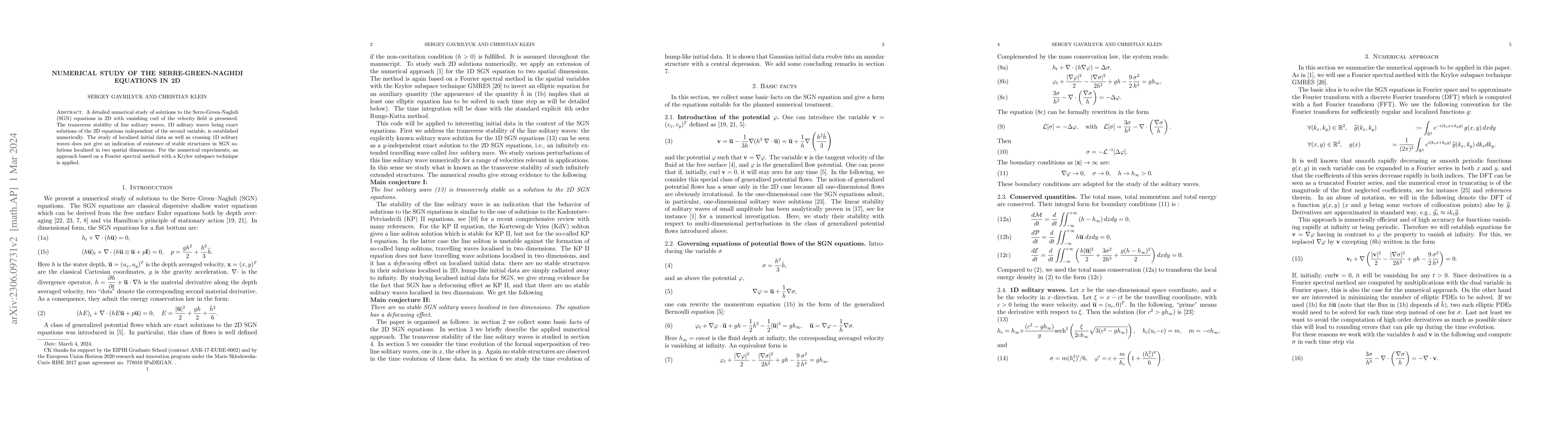 Thumbnail for Numerical study of the Serre-Green-Naghdi equations in 2D