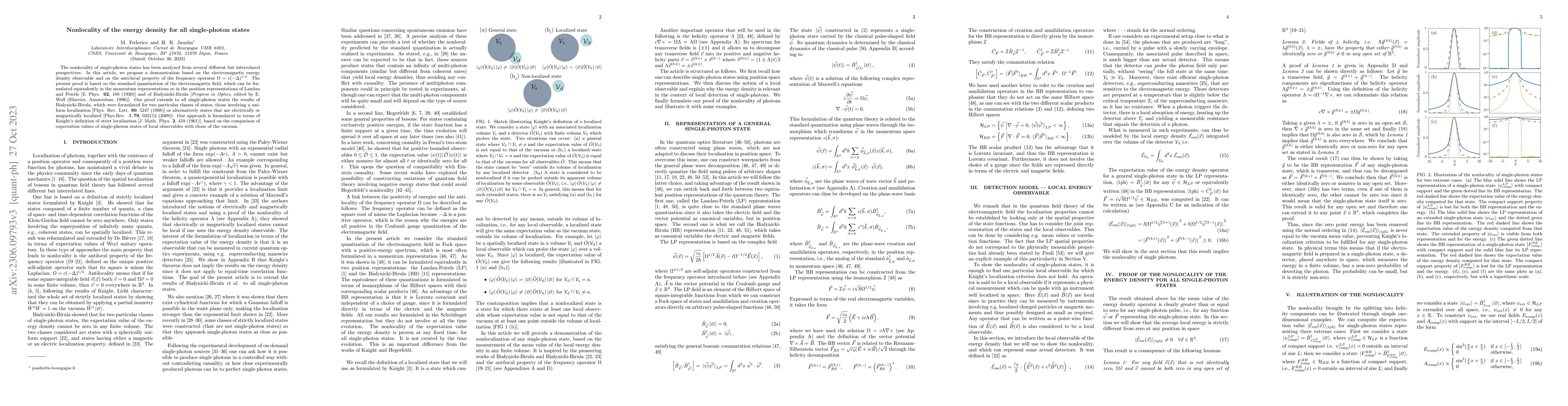 Thumbnail for Nonlocality of the energy density for all single-photon states