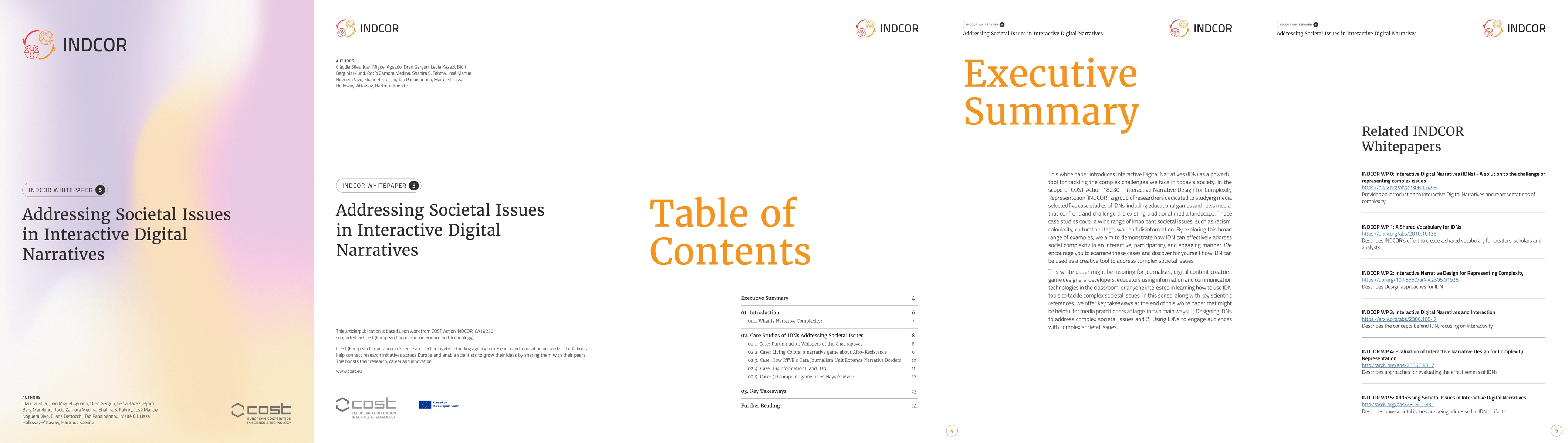 Thumbnail for INDCOR White Paper 5: Addressing Societal Issues in Interactive Digital
  Narratives