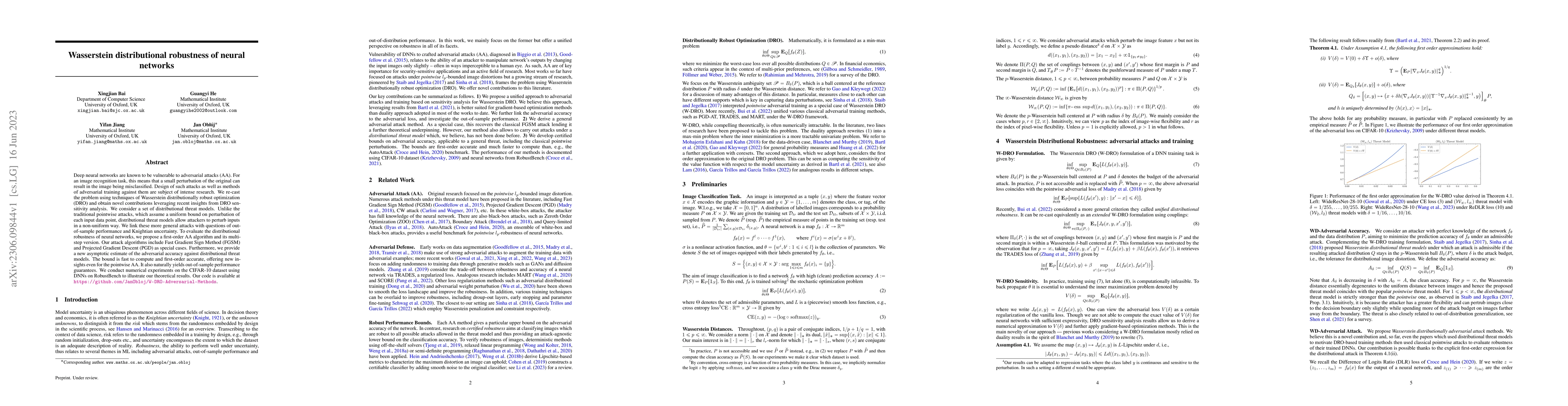 Thumbnail for Wasserstein distributional robustness of neural networks