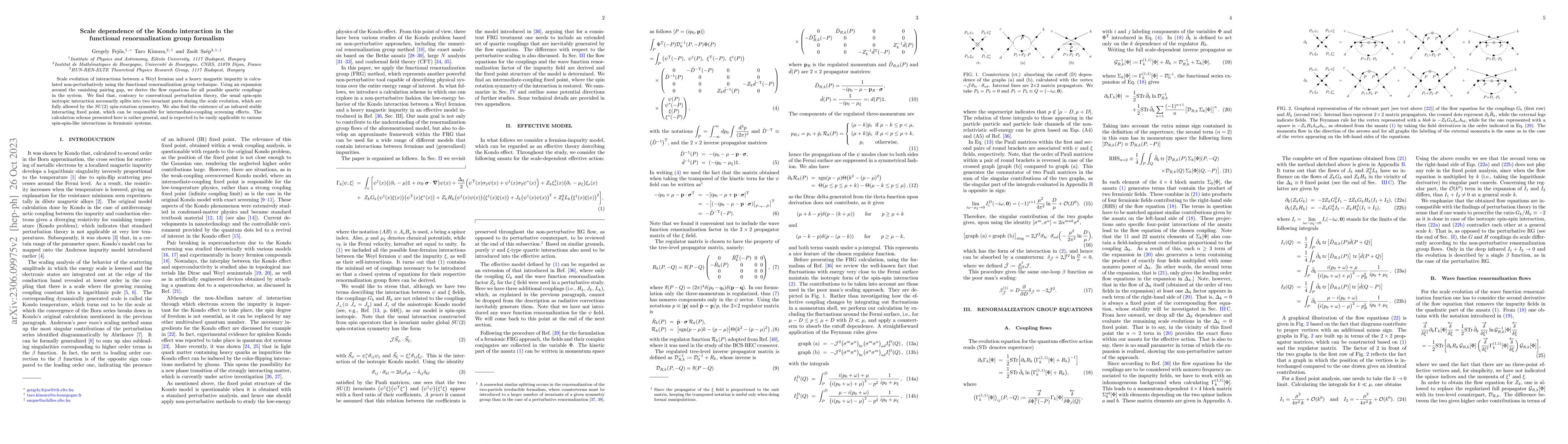 Thumbnail for Scale dependence of the Kondo interaction in the functional
  renormalization group formalism