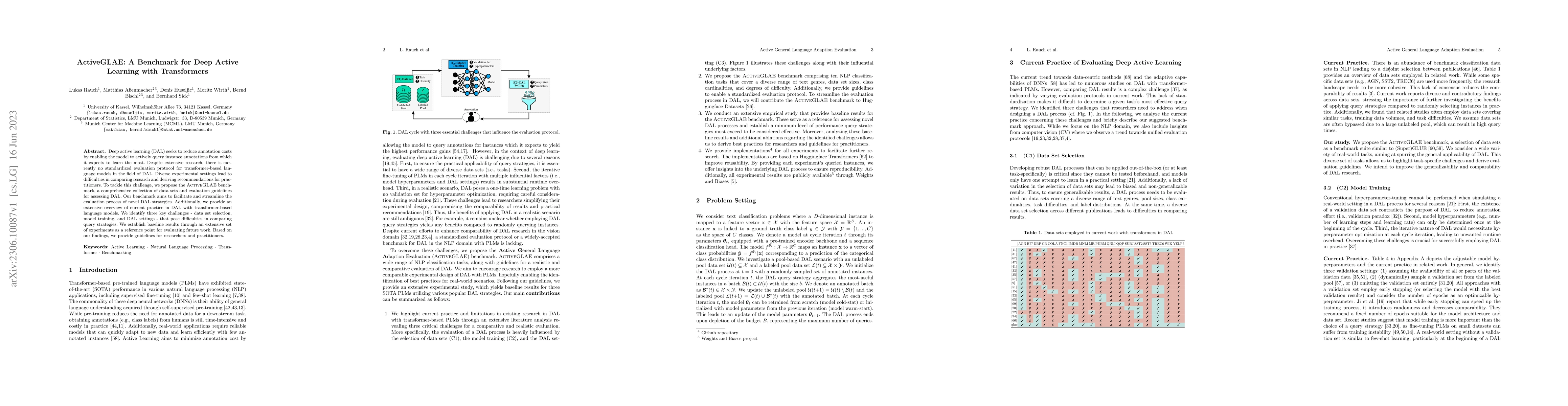 Thumbnail for ActiveGLAE: A Benchmark for Deep Active Learning with Transformers