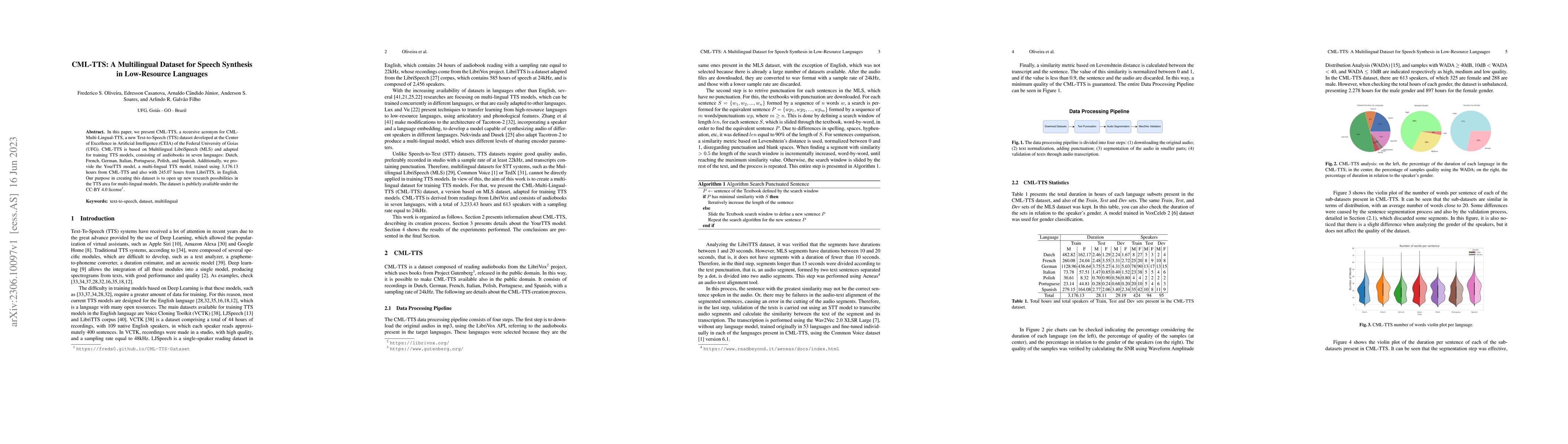Thumbnail for CML-TTS A Multilingual Dataset for Speech Synthesis in Low-Resource
  Languages