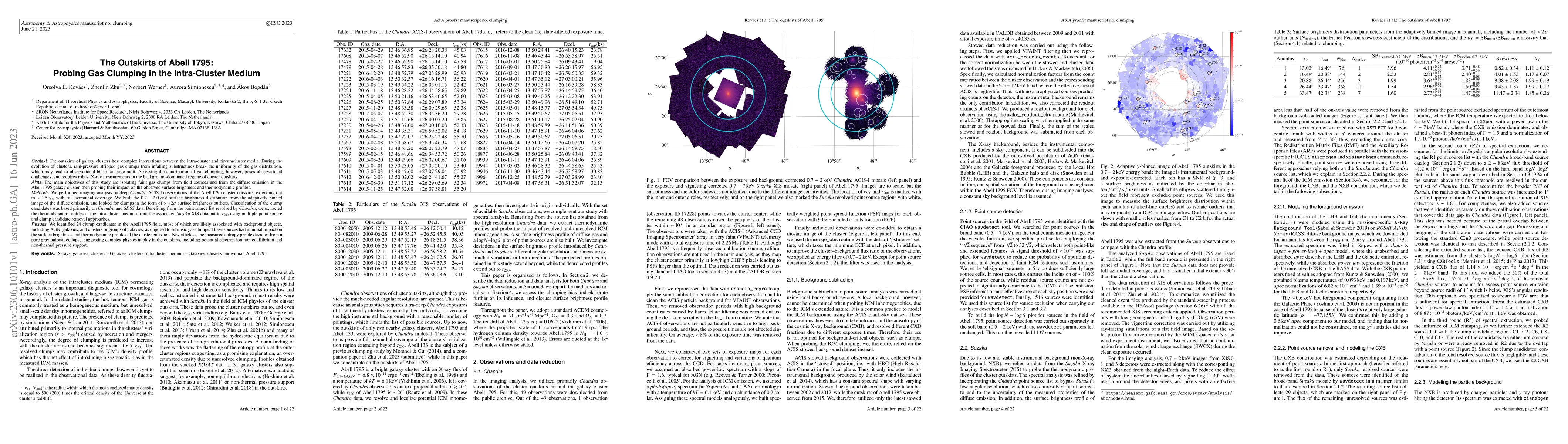 Thumbnail for The Outskirts of Abell 1795: Probing Gas Clumping in the Intra-Cluster
  Medium