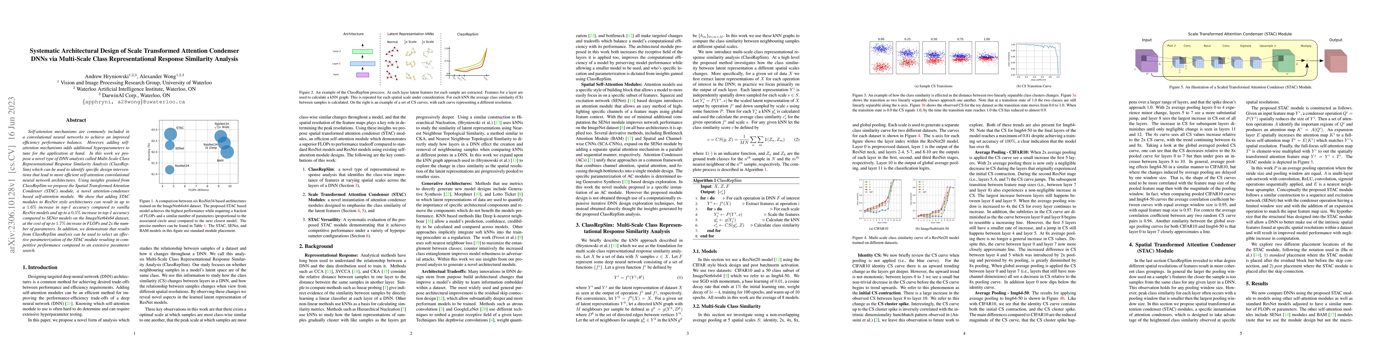 Thumbnail for Systematic Architectural Design of Scale Transformed Attention Condenser
  DNNs via Multi-Scale Class Representational Response Similarity Analysis