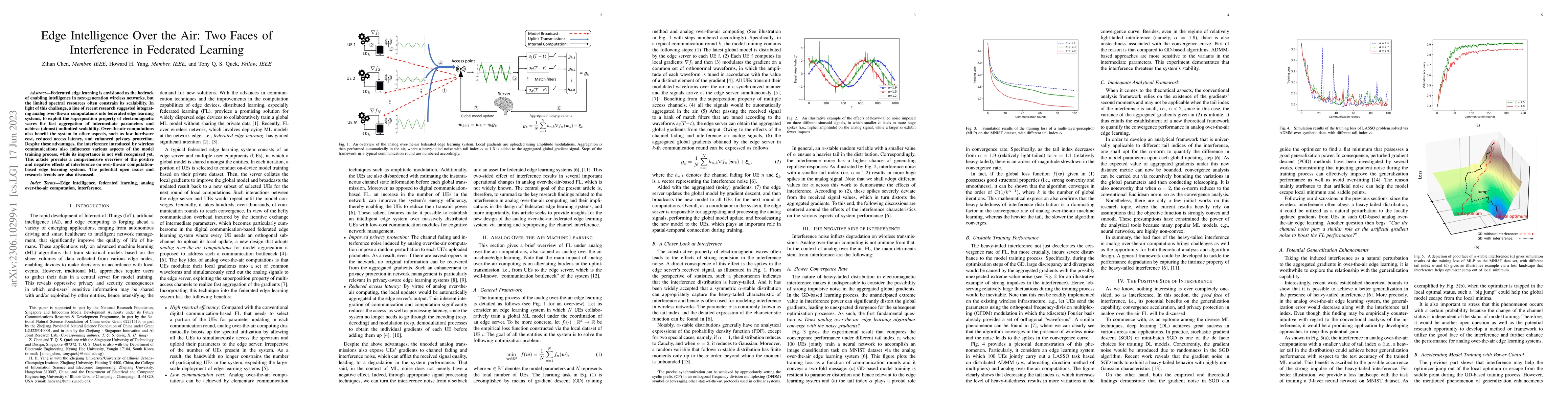 Thumbnail for Edge Intelligence Over the Air: Two Faces of Interference in Federated
  Learning