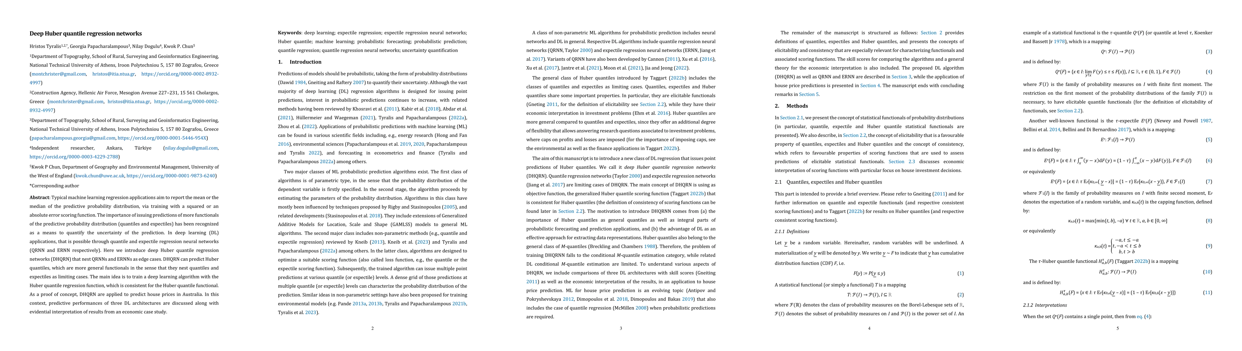Thumbnail for Deep Huber quantile regression networks