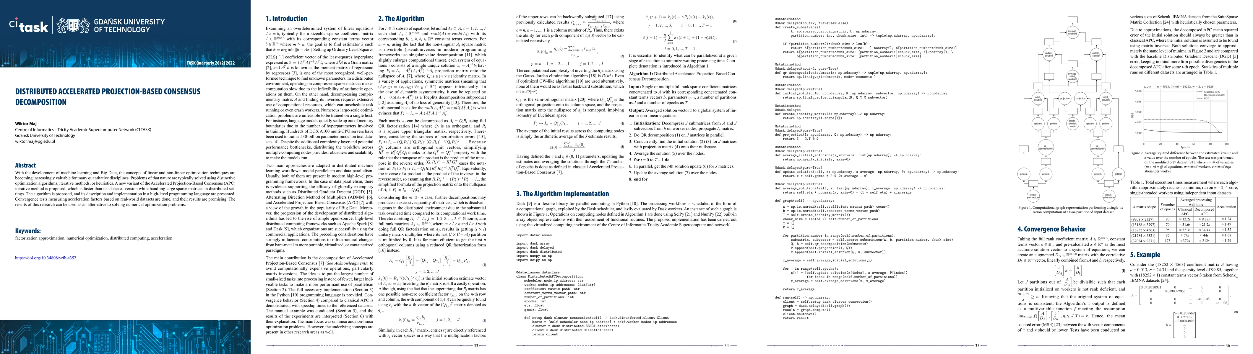 Thumbnail for Distributed Accelerated Projection-Based Consensus Decomposition
