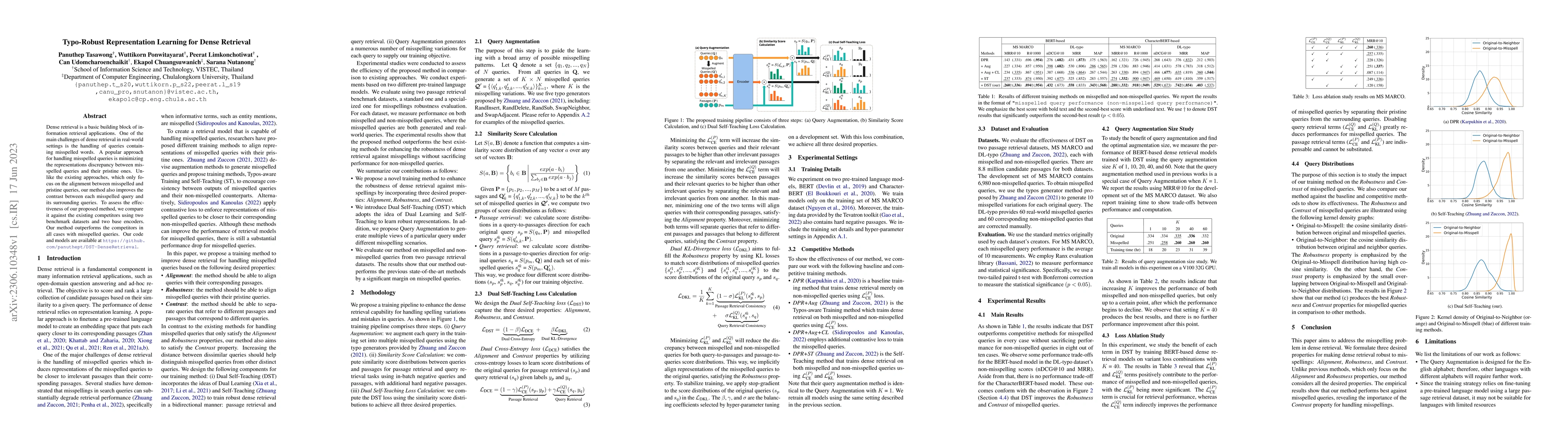 Thumbnail for Typo-Robust Representation Learning for Dense Retrieval
