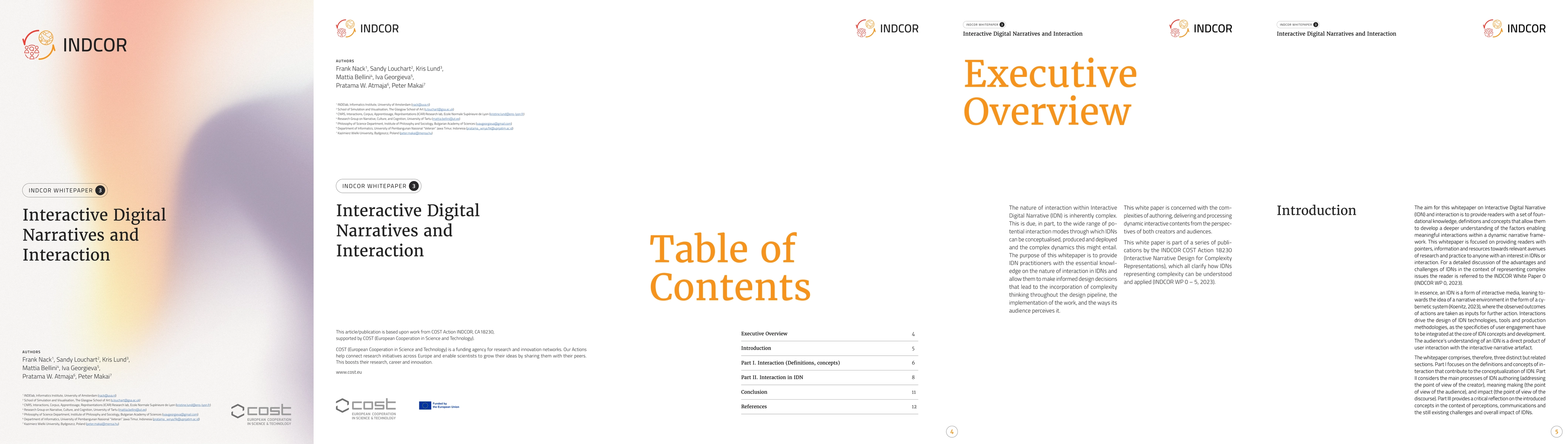 Thumbnail for INDCOR white paper 3: Interactive Digital Narratives and Interaction