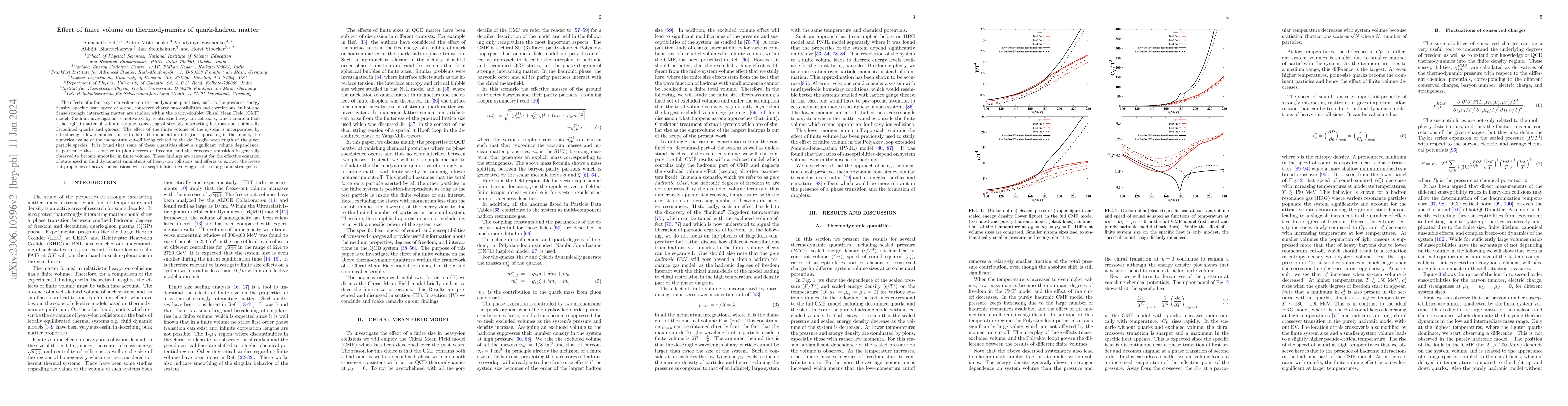 Thumbnail for Effect of finite volume on thermodynamics of quark-hadron matter