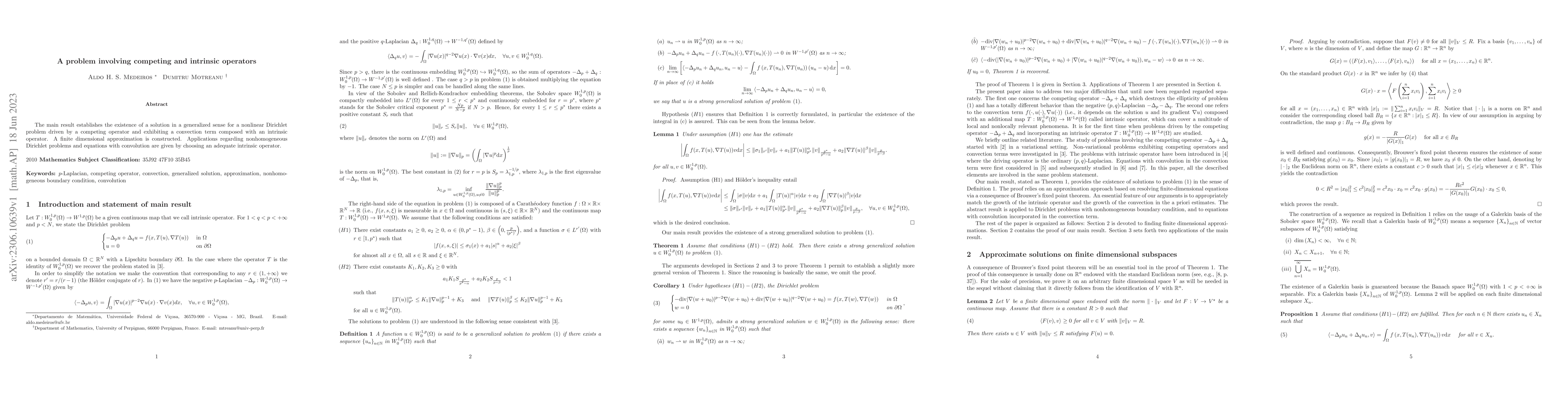 Thumbnail for A problem involving competing and intrinsic operators