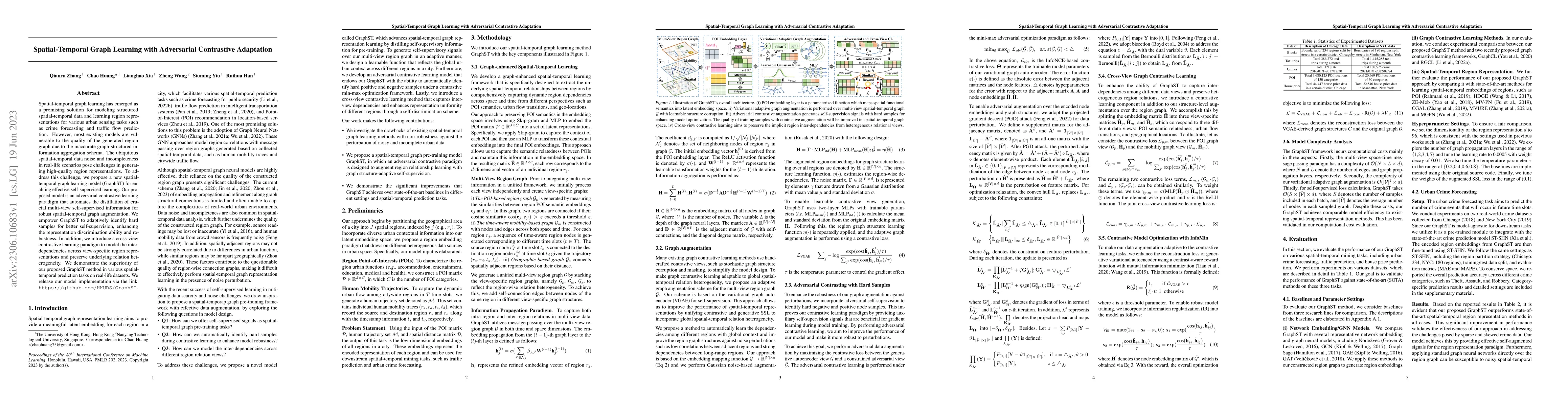 Thumbnail for Spatial-Temporal Graph Learning with Adversarial Contrastive Adaptation