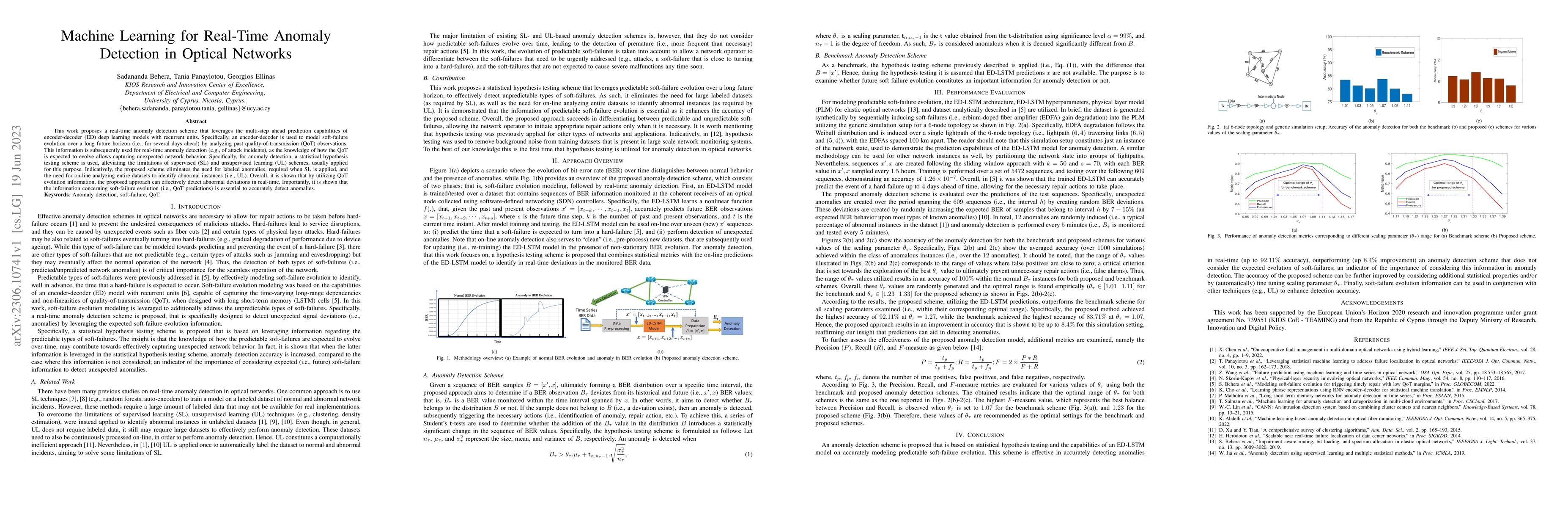 Thumbnail for Machine Learning for Real-Time Anomaly Detection in Optical Networks