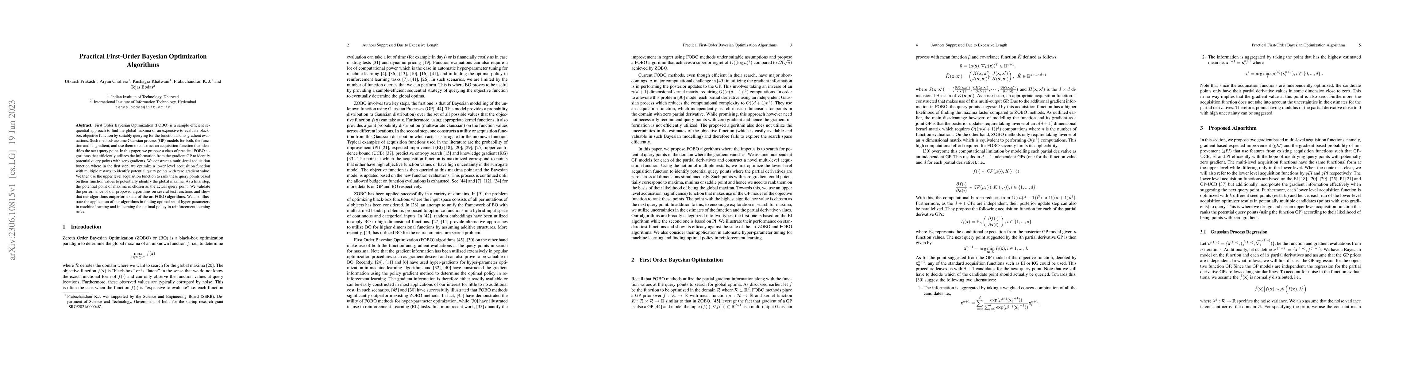 Thumbnail for Practical First-Order Bayesian Optimization Algorithms