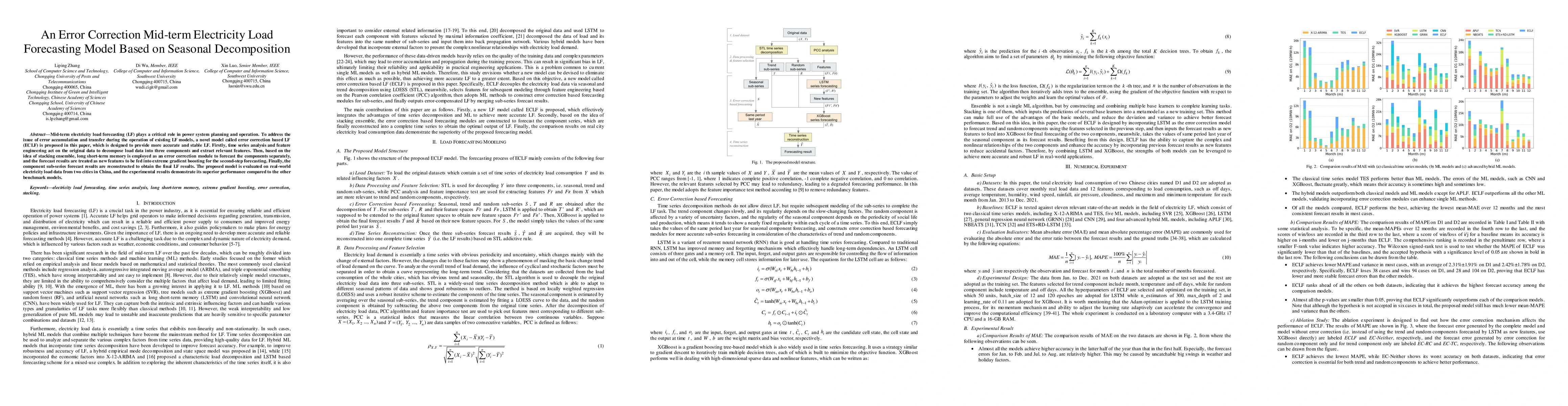 Thumbnail for An Error Correction Mid-term Electricity Load Forecasting Model Based on
  Seasonal Decomposition