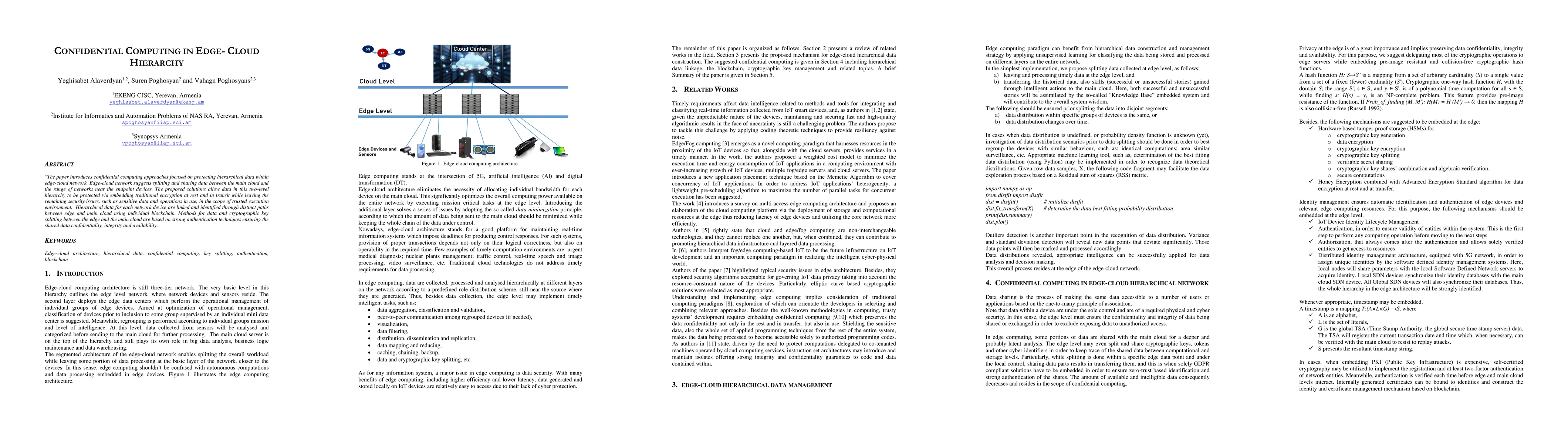 Thumbnail for Confidential Computing in Edge-Cloud Hierarchy