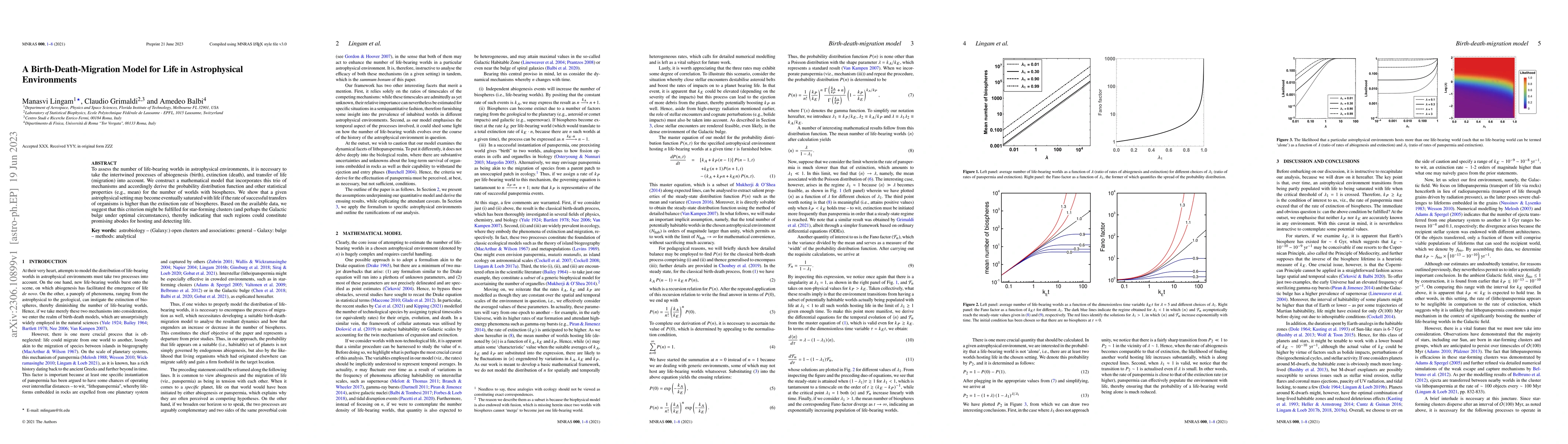 Thumbnail for A Birth-Death-Migration Model for Life in Astrophysical Environments
